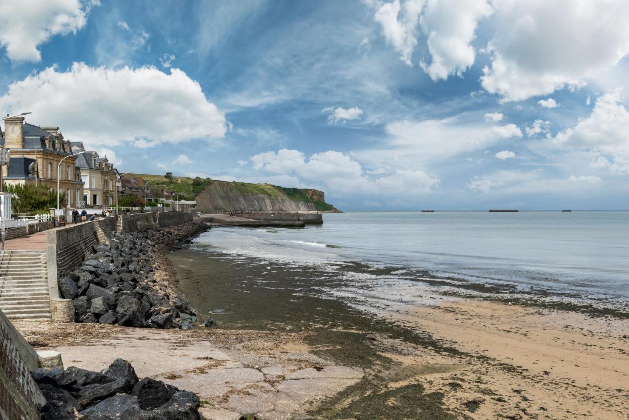 L'Hippocampe - Appt Mezzanine Centre D'Arromanches Exterior photo