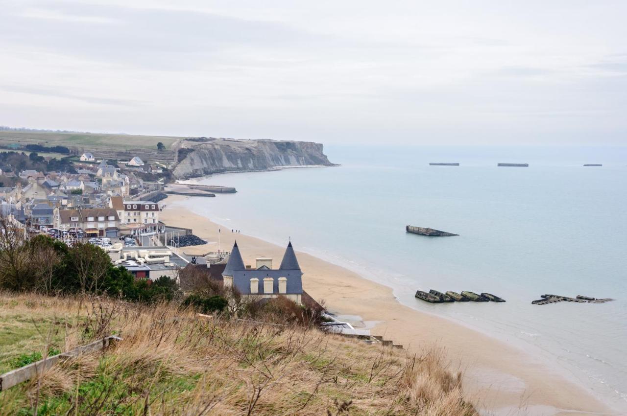 L'Hippocampe - Appt Mezzanine Centre D'Arromanches Exterior photo